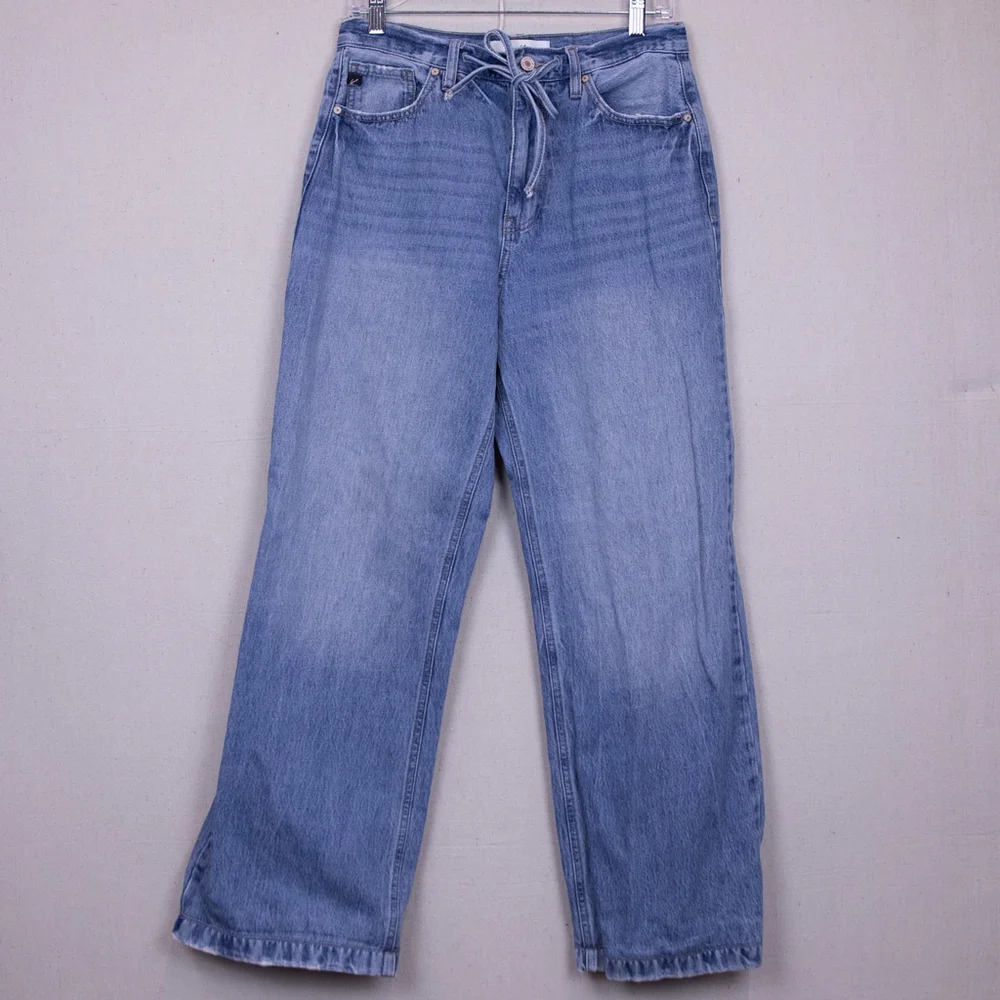 Kancan Hilo Ultra High Rise 90's Flare med wash jeans-28